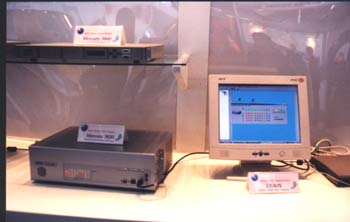 Tainet на прошедшей выставке CeBIT'2003 12-19 апреля, Ганновер, Германия, представил решения на базе оборудования собственного производства.